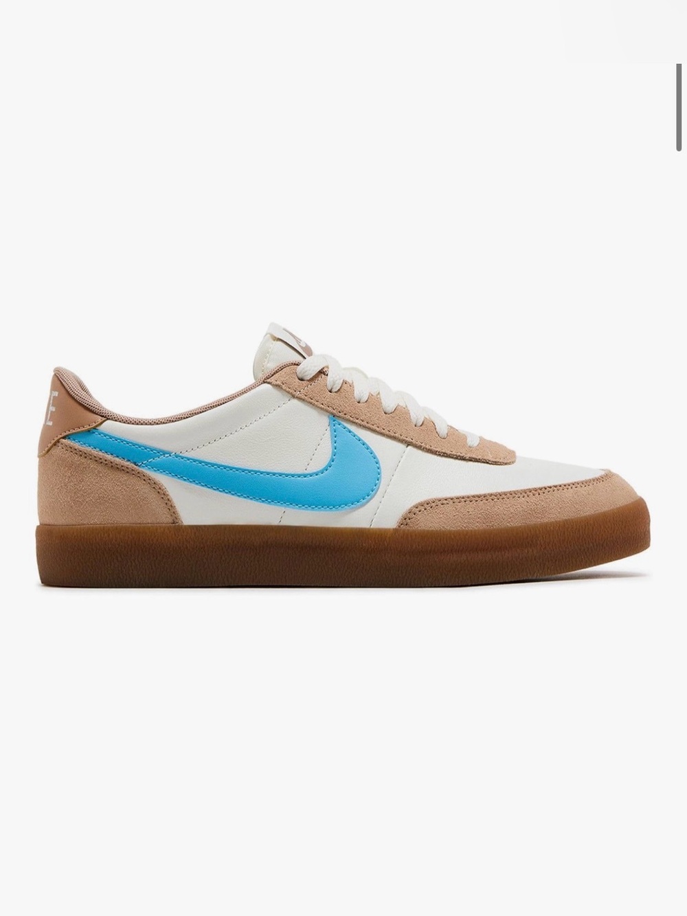 Nike Men's Killshot 2 sneakers in a white and Baltic blue (HQ1541 133)